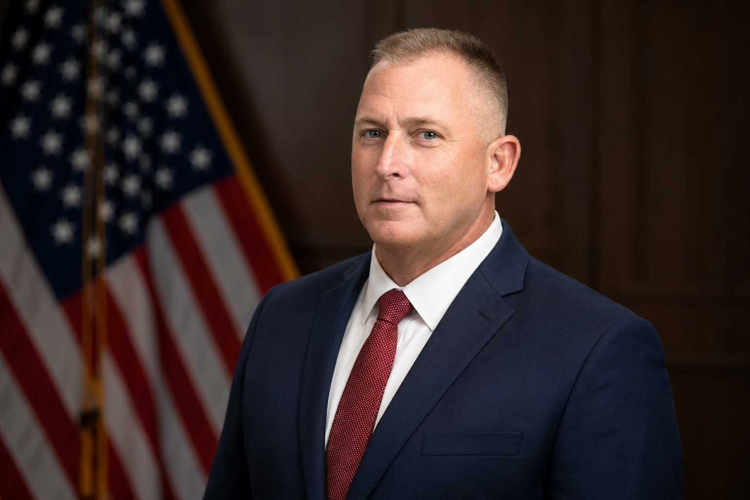 Ricky Lott in law enforcement uniform